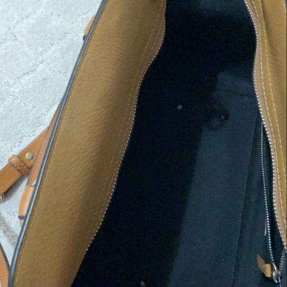 Burberry Brit Grainy Canvas Check Medium Harcourt Multi ( Saddle Brown) Leather - Picture 6 of 6